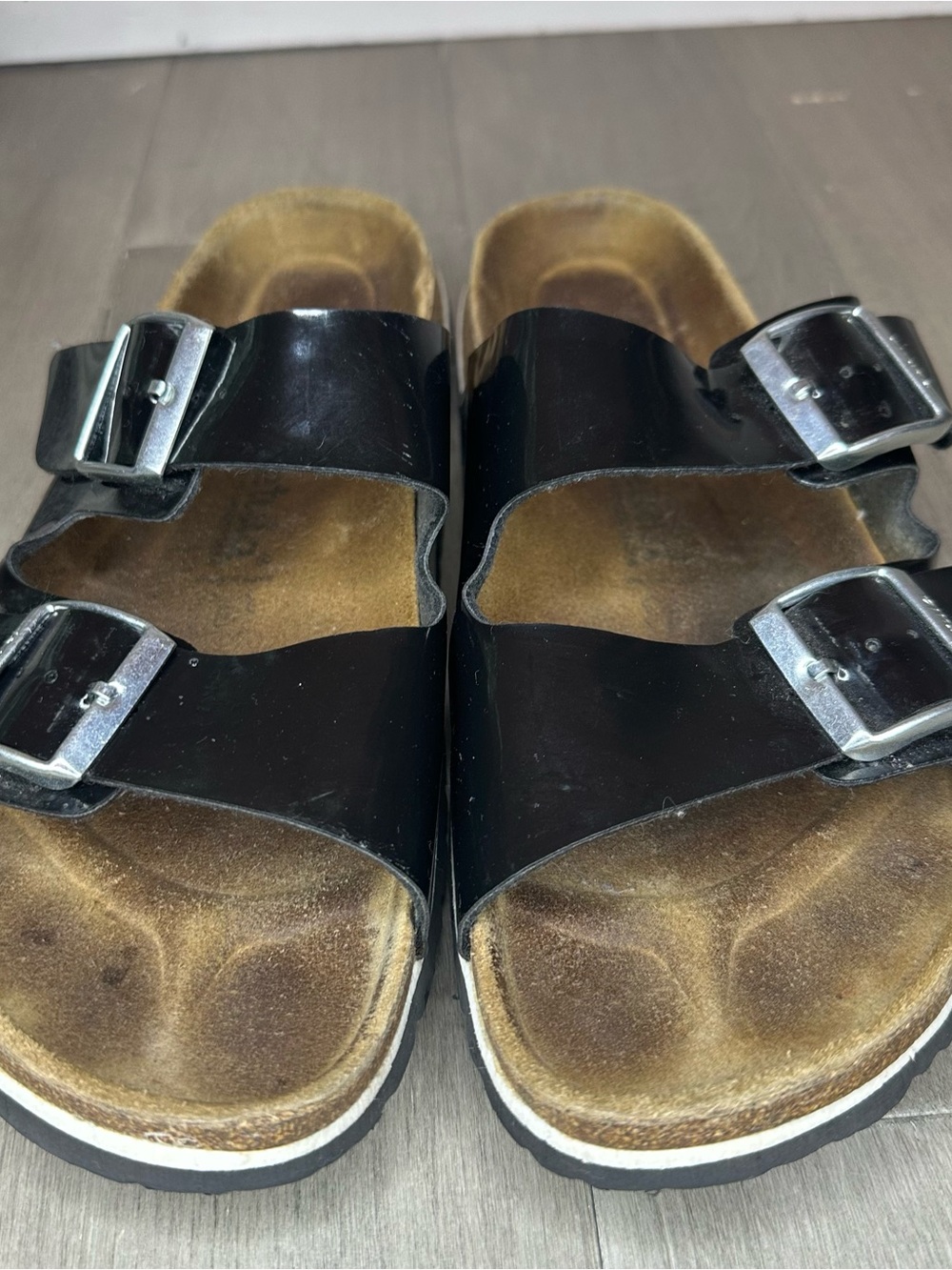Birkenstock Betula Patent Leather Sandals 10 - Picture 4 of 12